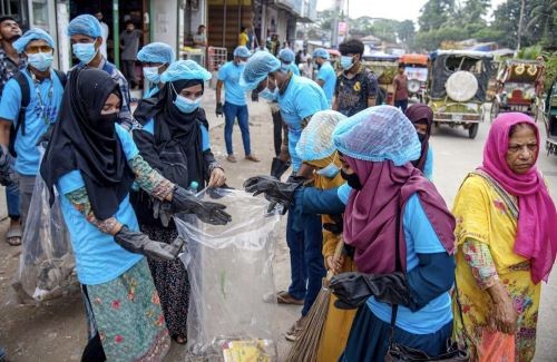 গাইবান্ধা পৌর শহরে পরিচ্ছন্নতা অভিযান